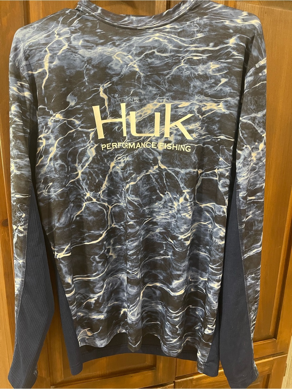 Huk Performance Fishing Long Sleeve Performance Shirt - Blue Marble